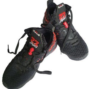 Nike 23 Lebron James Childs Black And Red Basketball Sneakers - Size 5.5 Youth